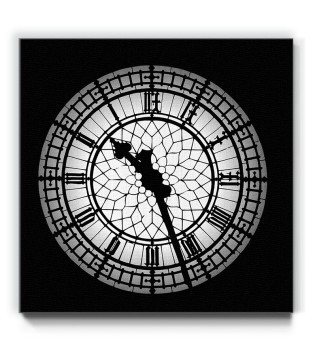 Ασπρόμαυρο ρολόι Big Ben
