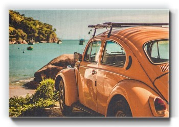 Volkswagen Beetle στην παραλία