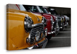 Vintage χρωματιστά mini cooper