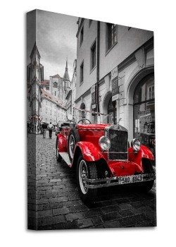 Κόκκινο vintage αυτοκίνητο