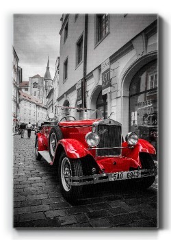 Κόκκινο vintage αυτοκίνητο