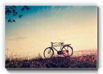 Ποδήλατο στο ηλιοβασίλεμα