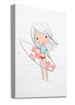 Surfer κοριτσάκι