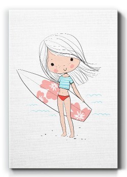 Surfer κοριτσάκι
