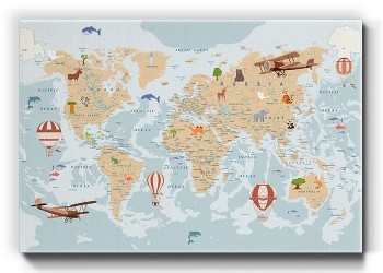 Παιδικός παγκόσμιος χάρτης