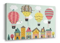 Πολύχρωμα αερόστατα