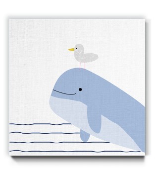 Φάλαινα και γλάρος