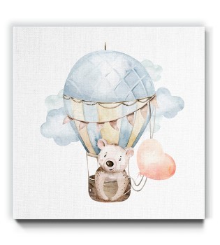Αρκουδάκι σε αερόστατο