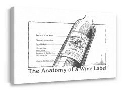 Vintage wine label