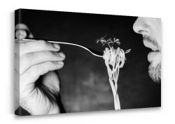 Eating spaghetti