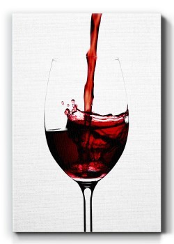Ποτήρι με κόκκινο κρασί