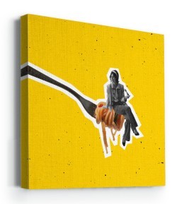 Illustration woman and pasta art