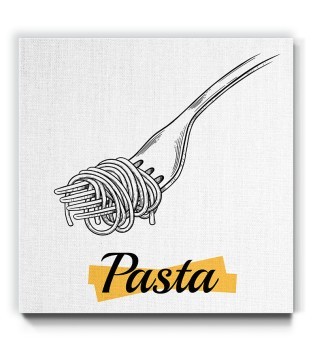 Illustration pasta art