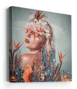 Γυναίκα με λουλούδια