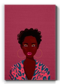 Afro portrait