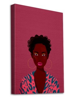 Afro portrait