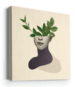 Πρόσωπο με φύλλα