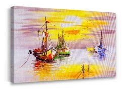 Πολύχρωμες βάρκες