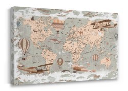 Παιδικός ρετρό χάρτης