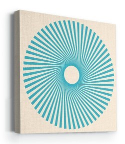 Κύκλος με μπλέ ακτίνες