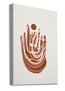 Καφέ πινελιά