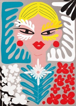 Colorful Mystical Woman