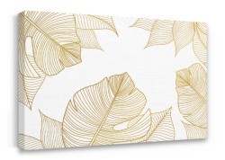 Line Tropical Leaves