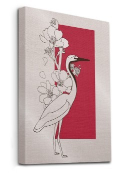 Φλαμίνγκο με Λουλούδια