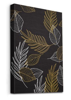 Gold and White Leaves