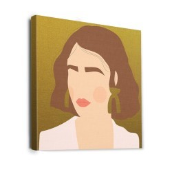 Chic Woman with Earrings