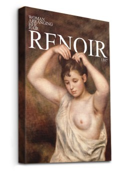 Woman Arranging her Hair