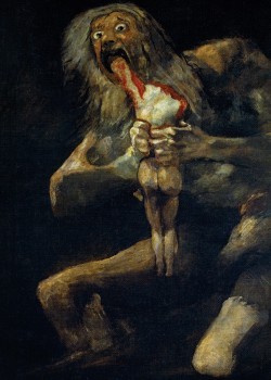 Ο Κρόνος καταβροχθίζει τον γιο του