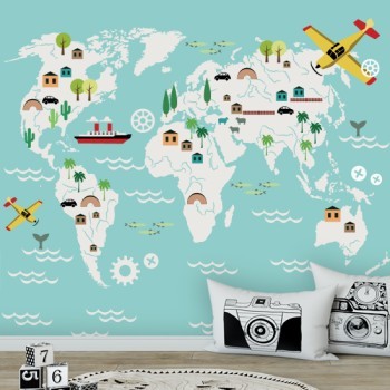Παγκόσμιος Χάρτης Με Αεροπλάνα