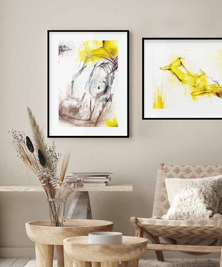 Yellow paintings