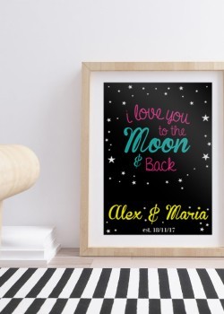 I love you to the moon & back