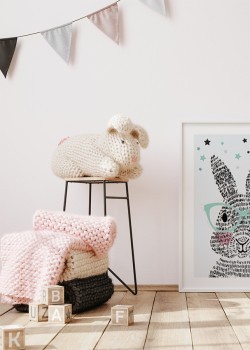 Λαγουδάκι με γυαλιά