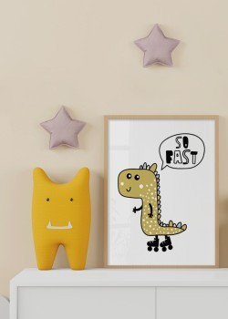 Δεινοσαυράκι με πατίνια