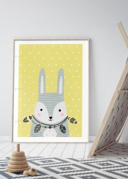 Λαγουδάκι με ινδιάνικο κολιέ