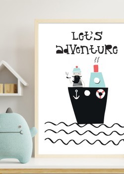 Καραβάκι στη θάλασσα