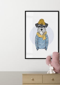 Hipster σκύλος