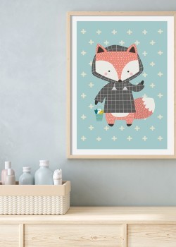 Αλεπού με ζακέτα