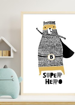 Super hero bear