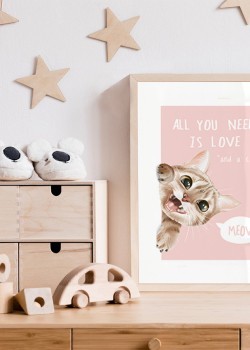 Χαρούμενο γατάκι