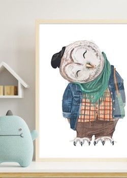 Κουκουβάγια σε πόζα