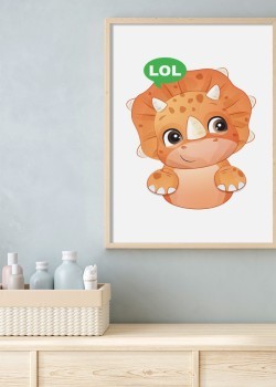 Πορτοκαλί δεινοσαυράκι