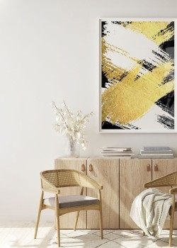 Χρυσές και άσπρες πινελιές