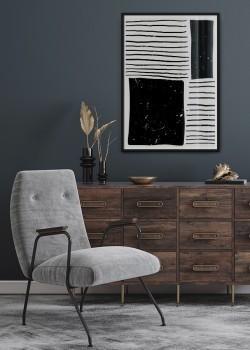 Μαύρο Τετράγωνο με μαύρες γραμμές