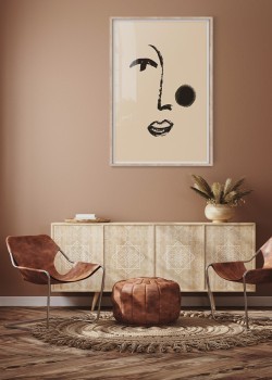 Πρόσωπο από κάρβουνο