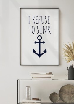 I refuse to sink