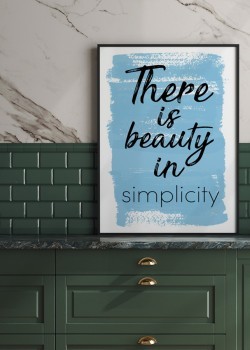 Simplicity is beauty